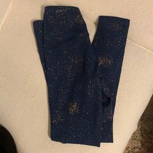 Navy and gold Zyia Leggings